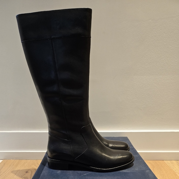 Cole Haan Black Over the Knee Boots Sleek Design - Picture 1 of 14